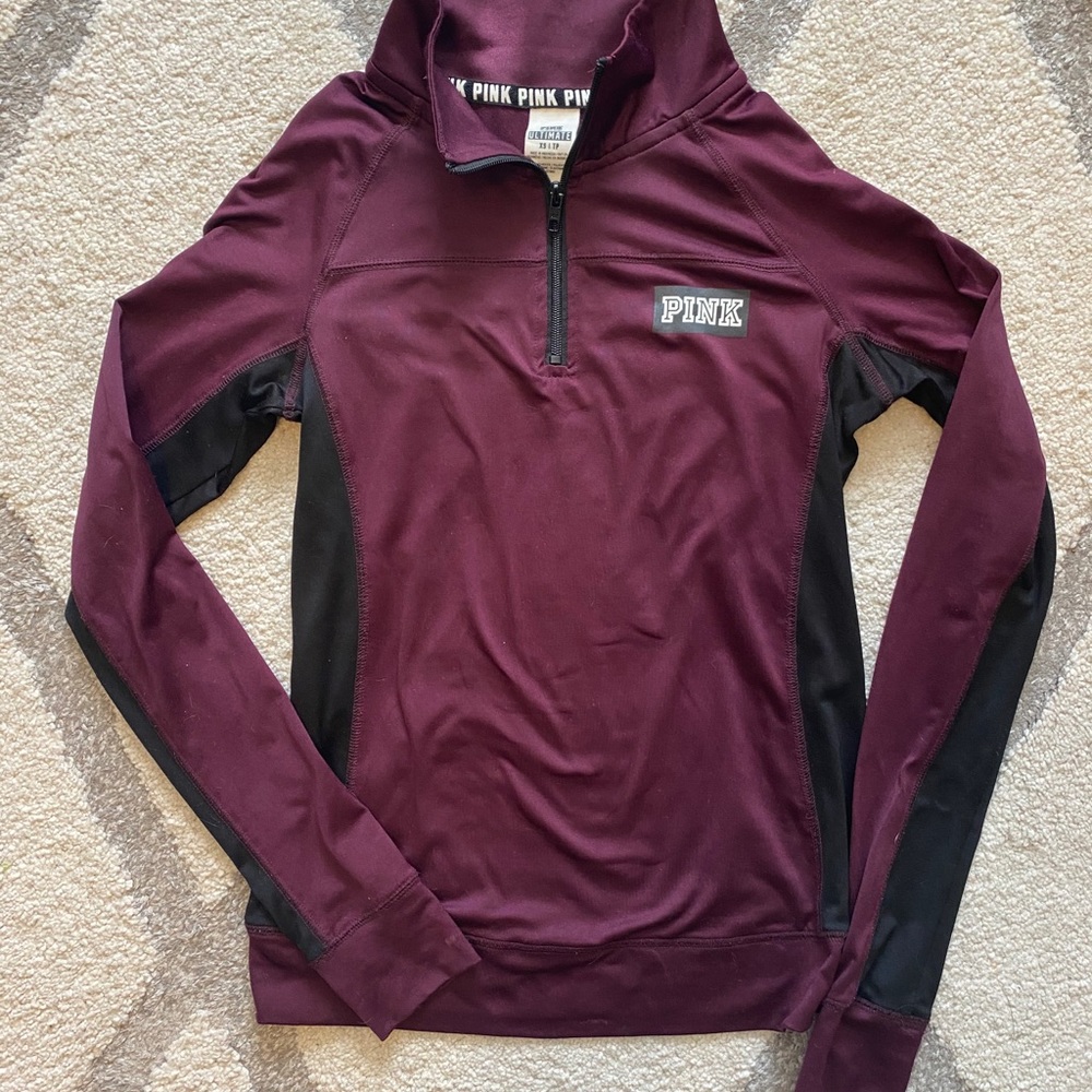 VS PINK Maroon Athletic Jacket